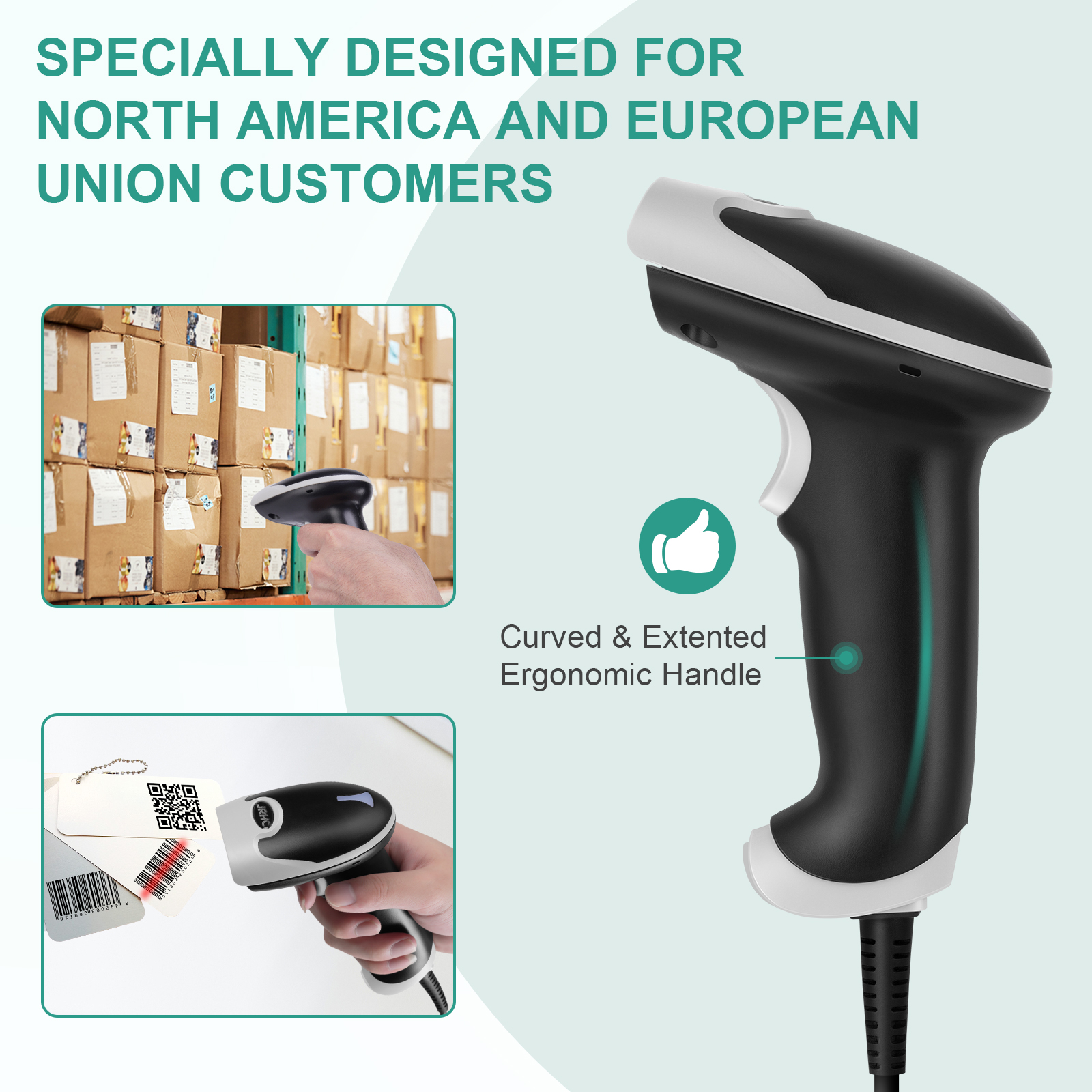 HC 651D JRHC 2D Wired Scanner 